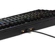 Tastatura mecanica GMMK 3 100% Prebuilt, USB-C, Fox Switches, US layout, 104 taste, Negru