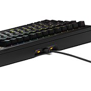 Tastatura mecanica GMMK 3 75% Prebuilt, USB-C, Fox Switches, US layout, 81 taste, Negru