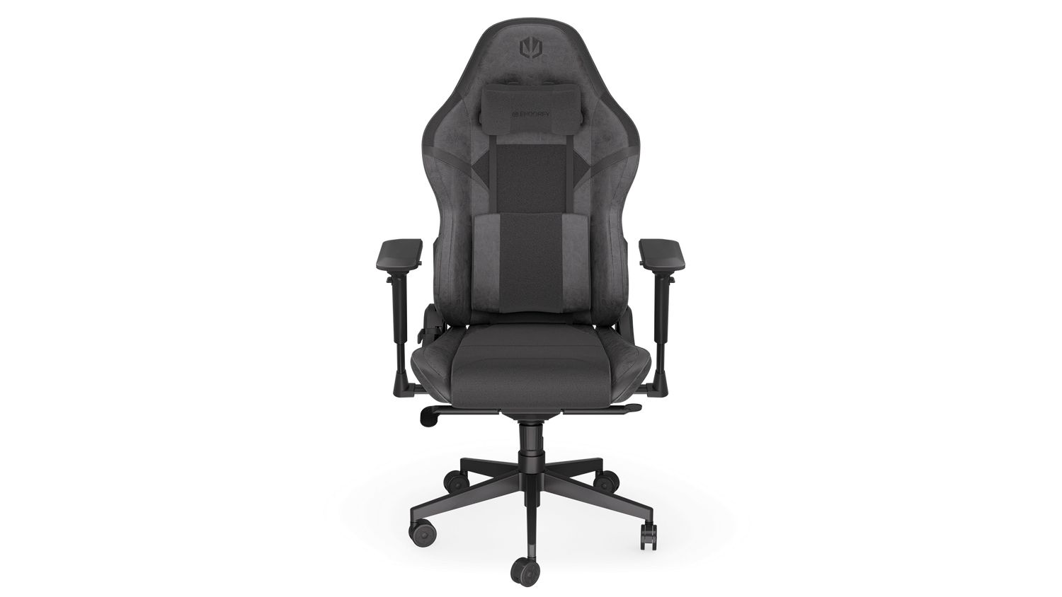 Scrim BK, Piele/Textil, Suport lombar Memory Foam, Negru