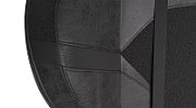 Scrim BK, Piele/Textil, Suport lombar Memory Foam, Negru