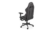 Scrim BK, Piele/Textil, Suport lombar Memory Foam, Negru