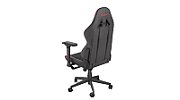 Scrim RD, Piele/Textil, Suport lombar Memory Foam, Negru/Rosu