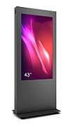 Totem de interior B01, B01V43N-BBB, pentru display 43'', fara sticla securizata frontala