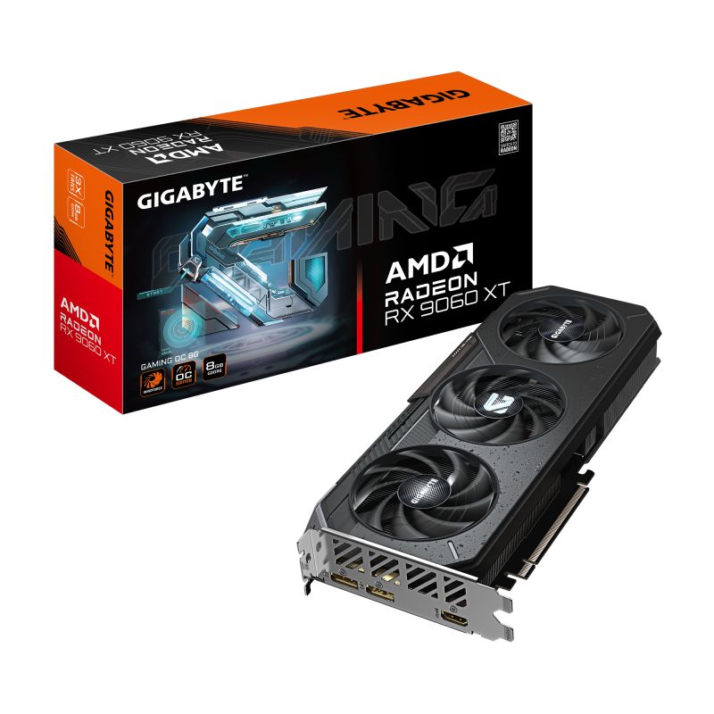GIGA VGA 16GB Radeon RX9060XT GAMING OC-8GD 2xDP/2xHDMI GV-R9060XTGAMING OC-8GD