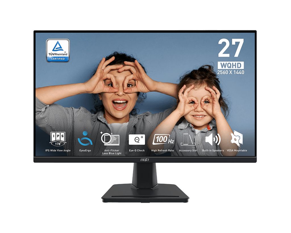 PRO MP275Q, IPS, 27 inch, WQHD, 2560 x 1440, HDMI, DisplayPort, 100 Hz, 4 ms, Negru