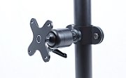 ZIRKONA 2IN TO 3IN POLE MOUNT/WITH VESA 75MM MOUNTING PLATE