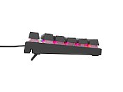 Tastatura gaming mecanica cu fir Genesis Thor 303 TKL, iluminare RGB, switch Linear, switch model Outemu Peach Silent, numar taste 87, 11 butoane multimedia, lungime cablu 1.8m, dimensiuni 355 x 136 x 36 mm, negru