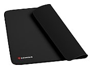Mousepad Genesis Carbon 500 L Logo, material cauciuc + material textil, impermeabil, dimensiuni 400 x 330 x 2.5 mm, negru