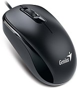 Mouse Genius DX-120, PC sau NB, cu fir, USB-C, optic, 1200 dpi, butoane/scroll 3/1, cablu 1.5m, negru