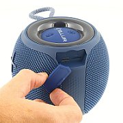Boxa portabila bluetooth TWS Tellur Eclipse, putere RMS 12W, baterie 2000mAh, autonomie baterie 7 ore, albastru