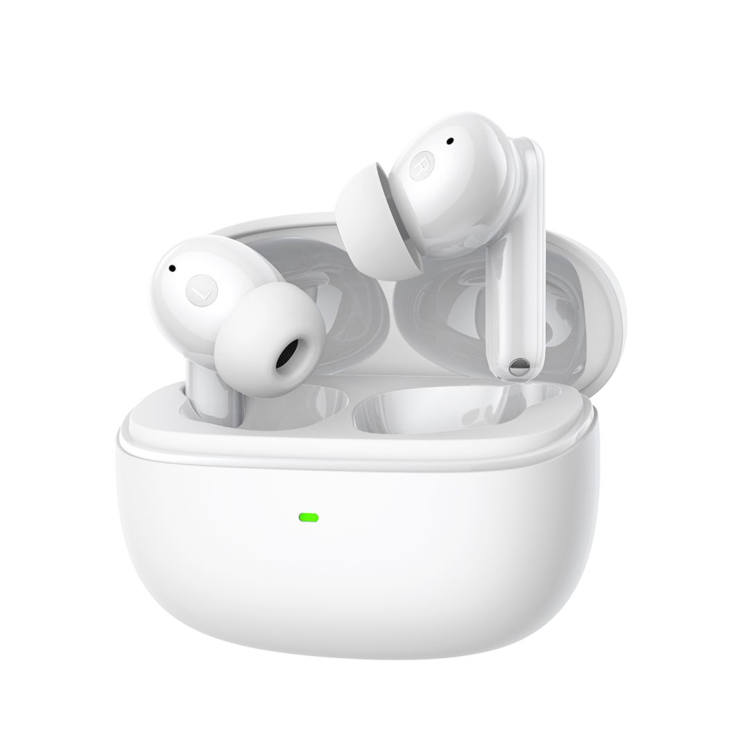 Casti Hator Hyperpunk Truepods Hybrid ANC, frecventa raspuns 10Hz-20kHz, impendanta 32Ω, conectivitate BT5.4+BR+EDR+BLE, noice cancelling Hybrid ANC, autonomie baterie pana la 5 ore, capacitate baterie casti 30mAh, carcasa incarcare 400mAh, alb