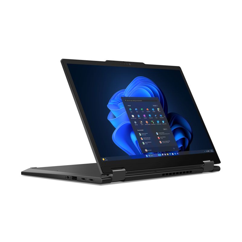 Laptop Lenovo ThinkPad X13 2-in-1 Gen 5 21LW000HRI, 13.3 inch 1920 x 1200 Touchscreen, Intel Core Ultra 5 125U (12 C / 14 T, 1.3 GHz - 4.3 GHz, 12 MB cache, 28 W), 16 GB LPDDR5X, 512 GB SSD, Intel Graphics, Windows 11 Pro, Negru