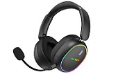 Casti gaming wireless Hator Phoenix 2, material membrana PET, frecventa raspuns 10Hz-44kHz, impendanta 32Ω, putere maxima 30mW, autonomie bateria pana la 45 de ore, timp incarcare 4 ore, conexiune  HATOR SyncHUB™, conexiune HATOR ClearScan™, spatial audio, apeluri prin BT in gaming mode, acoperire
