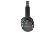 Casti gaming wireless Hator Phoenix 2, material membrana PET, frecventa raspuns 10Hz-44kHz, impendanta 32Ω, putere maxima 30mW, autonomie bateria pana la 45 de ore, timp incarcare 4 ore, conexiune  HATOR SyncHUB™, conexiune HATOR ClearScan™, spatial audio, apeluri prin BT in gaming mode, acoperire