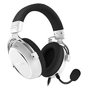 Casti gaming cu fir Hator Hypergang 3, material membrana compozit, frecventa raspuns 10Hz-44kHz, impendanta 32Ω, putere maxima 30mW, microfon detasabil unidirectional, sensibilitate -38 ±3dB, alb