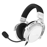 Casti gaming cu fir Hator Hypergang 3, material membrana compozit, frecventa raspuns 10Hz-44kHz, impendanta 32Ω, putere maxima 30mW, microfon detasabil unidirectional, sensibilitate -38 ±3dB, alb