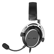 Casti gaming cu fir Hator Hypergang 3, material membrana compozit, frecventa raspuns 10Hz-44kHz, impendanta 32Ω, putere maxima 30mW, microfon detasabil unidirectional, sensibilitate -38 ±3dB, negru