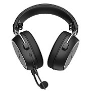 Casti gaming cu fir Hator Hypergang 3, material membrana compozit, frecventa raspuns 10Hz-44kHz, impendanta 32Ω, putere maxima 30mW, microfon detasabil unidirectional, sensibilitate -38 ±3dB, negru