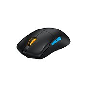 Mouse gaming wireless Hator Pulsar 3 PRO, polling rate pana la 1000Hz, senzor Optical PixArt PAW 3950, rezolutie maxima 30000 DPI, switch HATOR® Optical 100M, side switch Kailh 3M, durata de viata baterie in wireless mode pana la 120 de ore, negru