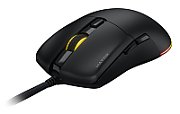 Mouse gaming cu fir Hator Pulsar 3, conectivitate USB, polling rate pana la 1000Hz, senzor Optical PixArt PMW 3311, rezolutie maxima 12000 DPI, switch HATOR® Optical 100M, iluminare RGB 16.8M culori, side switch Kailh 3M, negru