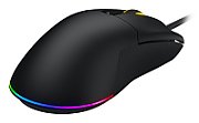 Mouse gaming cu fir Hator Pulsar 3, conectivitate USB, polling rate pana la 1000Hz, senzor Optical PixArt PMW 3311, rezolutie maxima 12000 DPI, switch HATOR® Optical 100M, iluminare RGB 16.8M culori, side switch Kailh 3M, negru