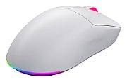 Mouse wireless Hator Quasar 3 ULTRA 8K, conectivitate 2.4GHz, bluetooth 5.4 si USB, polling rate pana la 8000Hz, senzor PixArt 3395, rezolutie maxima 30000 DPI, capacitate baterie 500 mAh, durata de viata baterie in modul wireless pana la 52 ore, timp incarcare 2 ore, switch  HATOR® Optical 100M