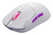 Mouse wireless Hator Quasar 3 ULTRA 8K, conectivitate 2.4GHz, bluetooth 5.4 si USB, polling rate pana la 8000Hz, senzor PixArt 3395, rezolutie maxima 30000 DPI, capacitate baterie 500 mAh, durata de viata baterie in modul wireless pana la 52 ore, timp incarcare 2 ore, switch  HATOR® Optical 100M