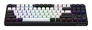 Tastatura mecanica wirelss Hator Rockfall 3 Mecha TKL conectivitate USB, pollingrate 1000Hz, iluminare RGB cu functia de a customiza fiecare tasta individual, tip switch HATOR Aurum Orange Linear rev.1.0, durata de viata switch 70M de clickuri, durata de viata baterie pana la 160 ore in wireless