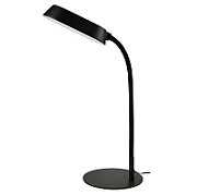 Lampa LED birou Ledvance PANAN DISK METAL, 10W , 750 lm, lumina alba (3000K - 6500K), dimabila, port USB, brat ajustabil, Negru