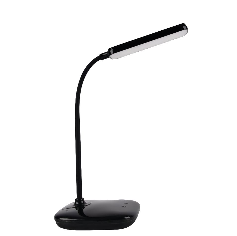 Lampa LED birou Ledvance PANAN DISK SQ, 12W, 750 lm, lumina alba (2700K - 6500K), dimabila, Negru