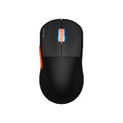 Mouse wireless Hator Quasar 2 Pro, conectivitate 2.4GHz, bluetooth si USB, polling rate pana la 1000Hz, senzor PixArt 3395, rezolutie maxima 26000 DPI, capacitate baterie 600 mAh, durata de viata baterie in modul wireless pana la 100 ore, timp incarcare 2 ore, switch  Kailh GM X White Sword, negru -