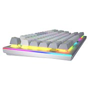 Tastatura mecanica cu fir Hator Gravity TKL conectivitate USB, polling rate 1000Hz, iluminare RGB cu functia de a customiza fiecare tasta individual, tip switch HATOR Aurum Orange Linear rev.2.0, durata de viata switch 70M de clickuri, material taste ABS, profil  OMA, functii aditionale: sistem de