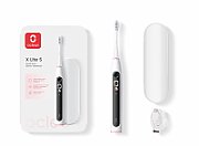 Set periuta de dinti smart sonica Oclean X Lite, Functii: Motor Maglev 72,000 miscari/min, 5 moduri, 65 dB, Capacitate baterie: 1100 mAh, durata utilizare: pana la 40 zile, IPX7 waterproof, perie Professional Clean, culoare: gri, continut pachet: periuta, carcasa pentru calatorie, cablu de