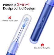 Periuta de dinti sonica Oclean Ease, Functii: smart timer 2 min, 2 moduri de utilizare, 45 dB, IPX7 waterproof, durata baterie pana la 120 zile, protectie impotriva prafului, perfecta pentru calatorii, culoare: portocaliu