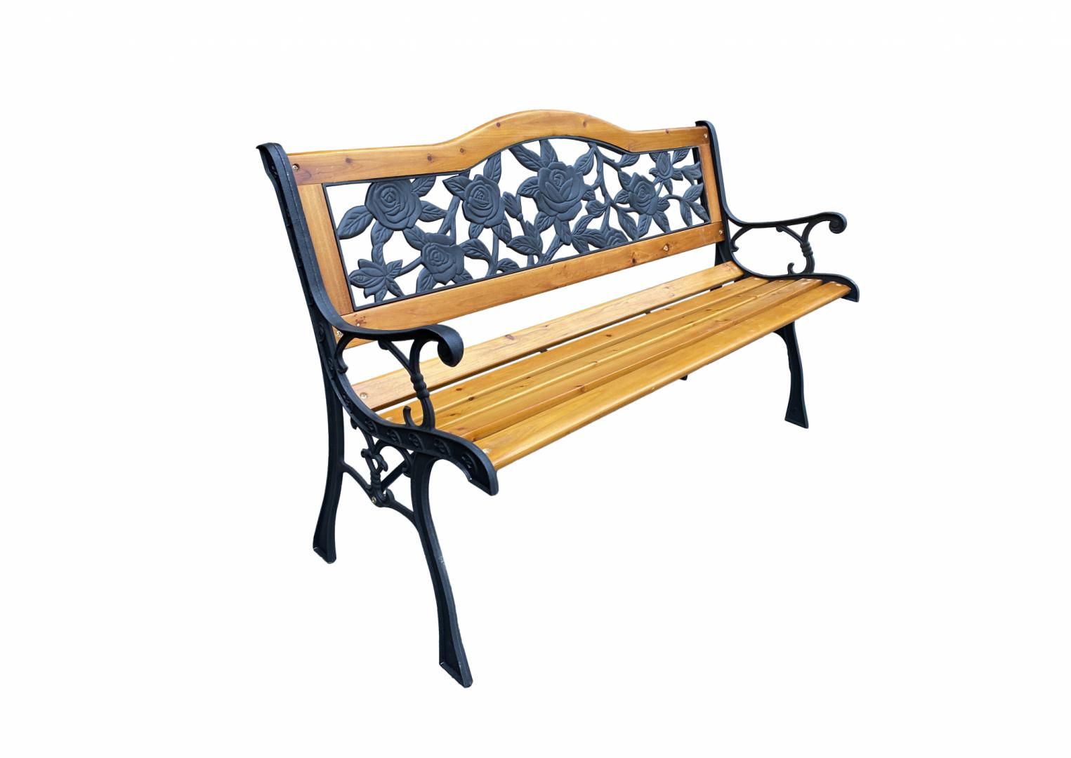 HEINNER BANCA METAL/LEMN 125*51*76CM