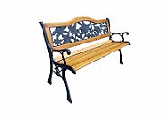 HEINNER BANCA METAL/LEMN 125*51*76CM