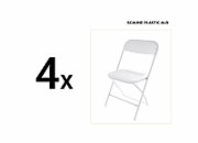 HR SET MASA CU 4 SCAUNE PLASTIC PLIABILE