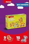PUZZLE DIN SPUMA EVA,  ANIMALELE DIN SAFARI, PUEDO