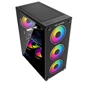 Carcasa PRO GAMING ELEMENT Mid Tower ARGB Negru