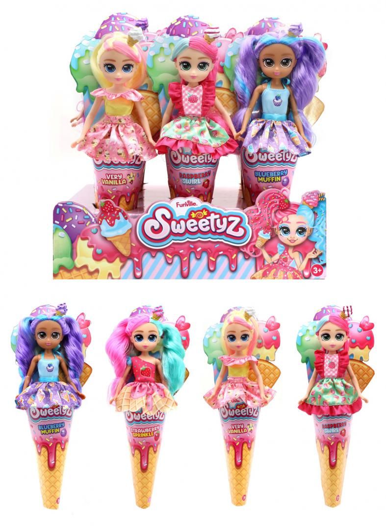 PAPUSA IN CON, SWEETYZ, DIVERSE MODELE, 23 CM