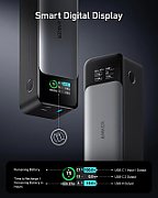 Baterie externa Anker 24000mAh, 140W , 1 x USB, 2 x USB Type-C, LED pt. status baterie, 5V/3A, negru
