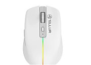 Mouse wireless Tellur Silent Click, interfata USB, rezolutie 1600 DPI, 6 butoane, alb
