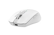 Mouse wireless Tellur Silent Click, interfata USB, rezolutie 1600 DPI, 6 butoane, alb
