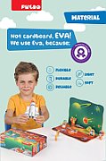 PUZZLE DIN SPUMA EVA, SPATIUL COSMIC, 25 PIESE, PUEDO