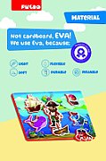 JOC MAGNETIC DIN SPUMA EVA, PIRATI, PUEDO