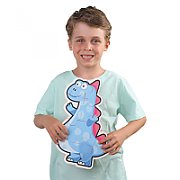 PUZZLE DIN SPUMA EVA, MAXI CU 10 PIESE, ALBASTRU, PUEDO