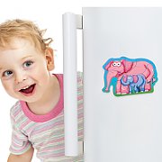 PUZZLE DIN SPUMA EVA-MAMA SI PUIUL ELEFANT,8 PIESE, PUEDO