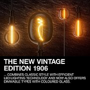 Pendul Ledvance Vintage 1906 Round Auriu, E27, max. 15W LED, Metal, IP20, Ø100mm, cablu 1.5m, bec neinclus