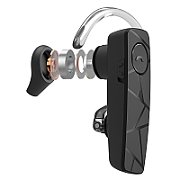 Casca Bluetooth Tellur Vox 60, frecventa  2,4 GHz, clasa 2, frecventa microfon 100Hz~8kHz, timp de vorbite până la 8,5 ore, interfata USB-C, negru