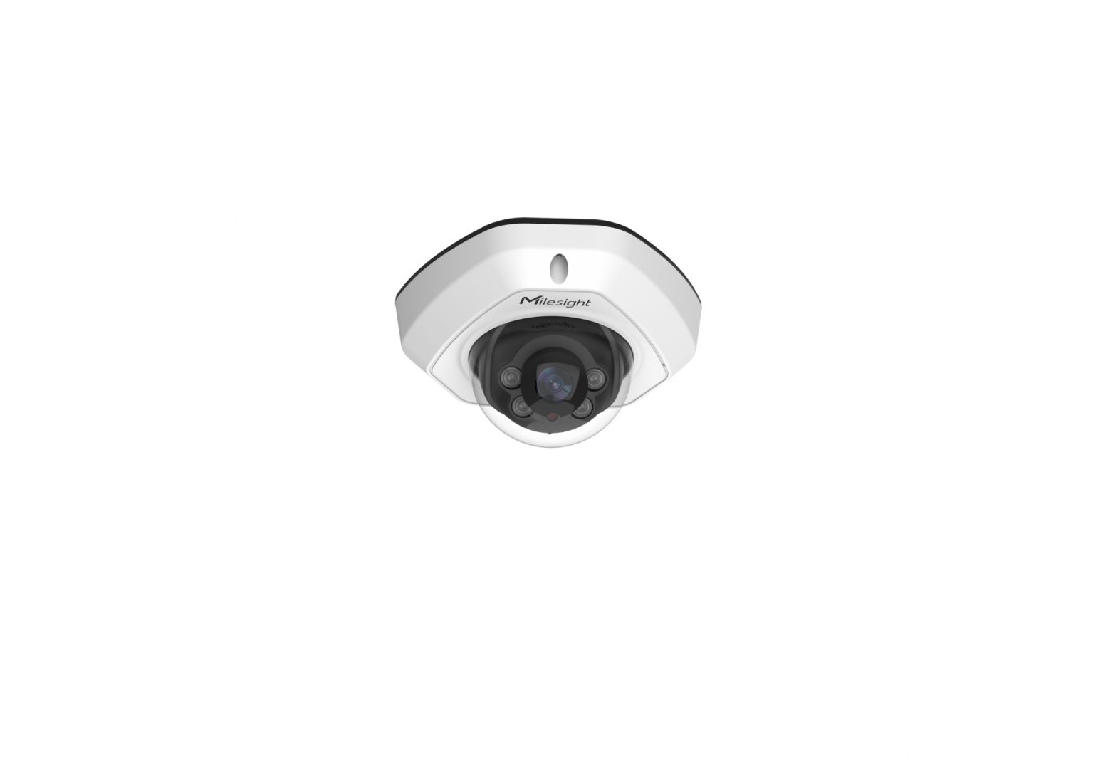 Camera supraveghere Milesight AI Vandal-proof Mini Dome MS-C8173-PD (2.8mm), 8MP, Senzor: 1/2.8  Progressive Scan CMOS Rezolutie: 3840*2160 @30fps Iluminare Color: 0.012Lux@F1.6B/W: 0 Lux with IR on Lentila 2.8mm  Distanta IR: 30m, 120dB Super WDR Compresie: H.265+/H.265